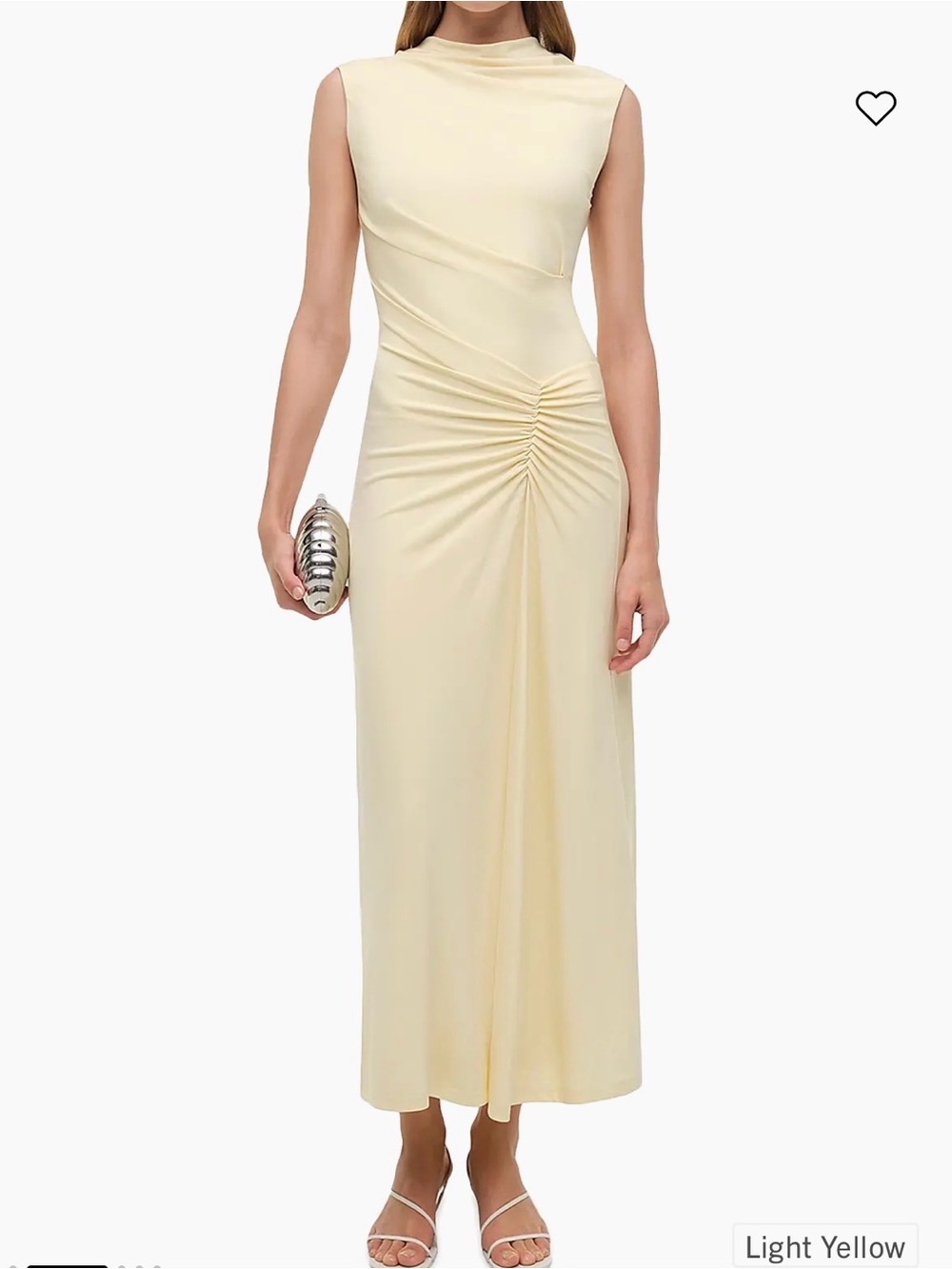 Simkhai Butter Yellow Sleeveless Maxi Dress